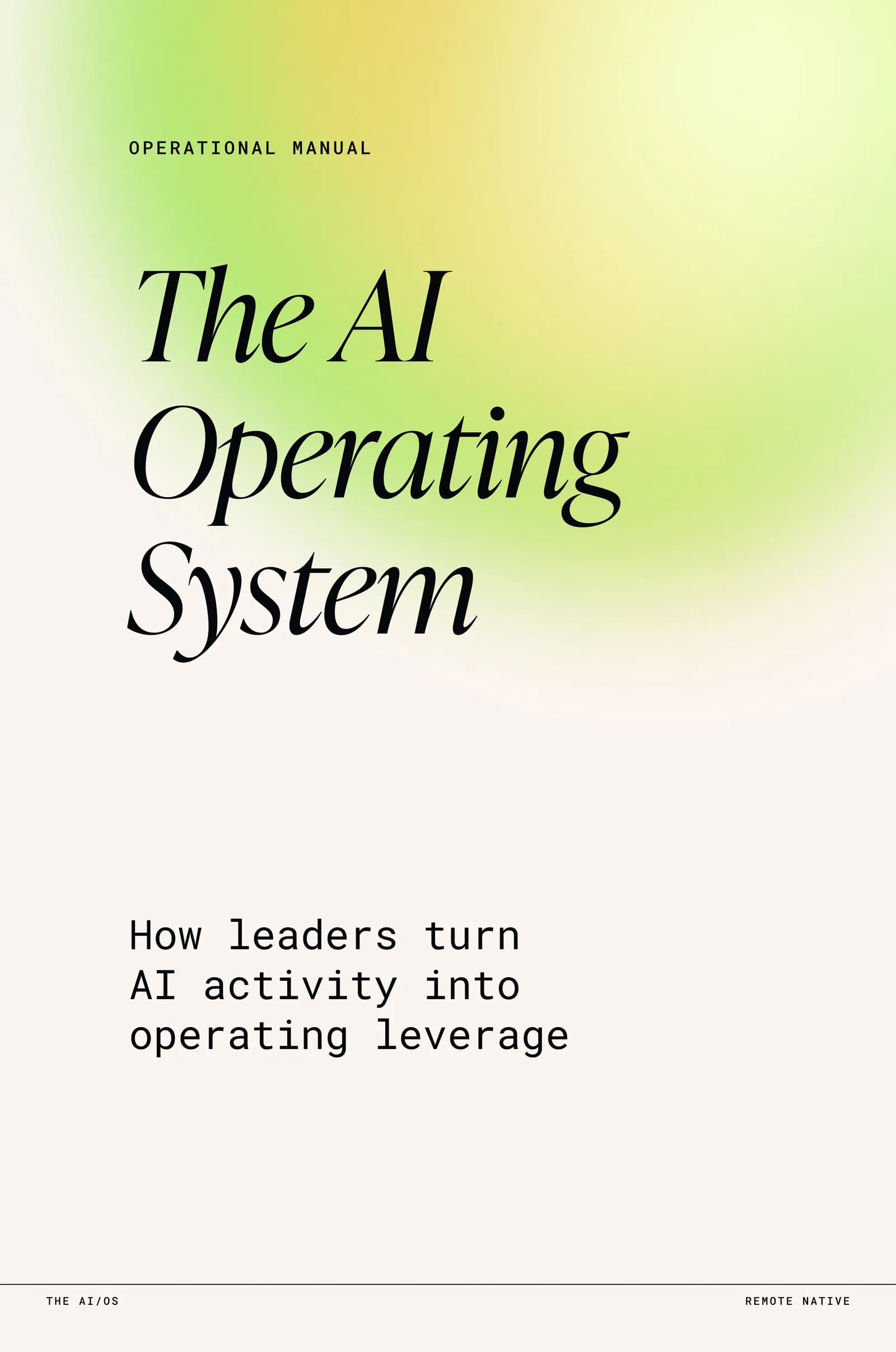 The AI Operating System